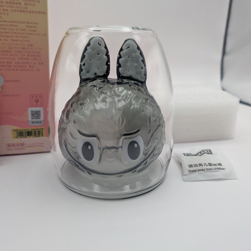 Labubu the Monsters Cheers! Double Walled Glass Cup - Sincerity - Picture 3 of 4